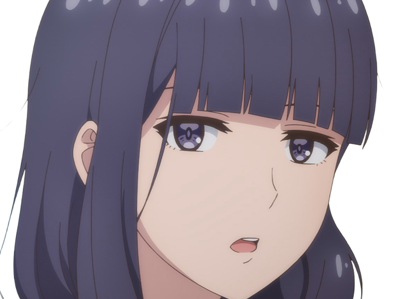 misuzu gundou tomo-chan est une fille anime manga waifu yeux violets cheveux mauves