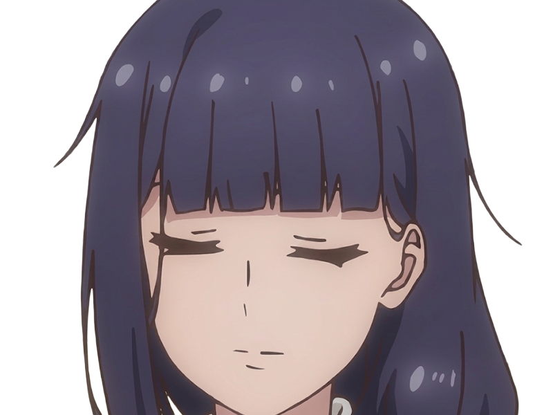 misuzu gundou tomo-chan est une fille anime manga waifu yeux violets cheveux mauves