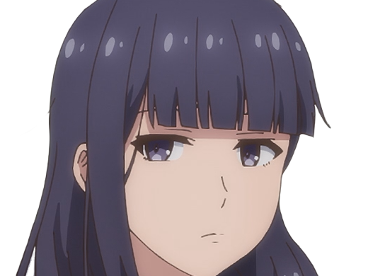 misuzu gundou tomo-chan est une fille anime manga waifu yeux violets cheveux mauves
