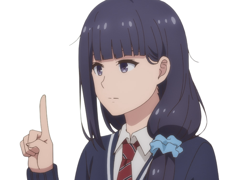 misuzu gundou tomo-chan est une fille anime manga waifu yeux violets cheveux mauves