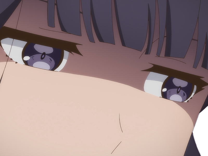 misuzu gundou tomo-chan est une fille anime manga waifu yeux violets cheveux mauves