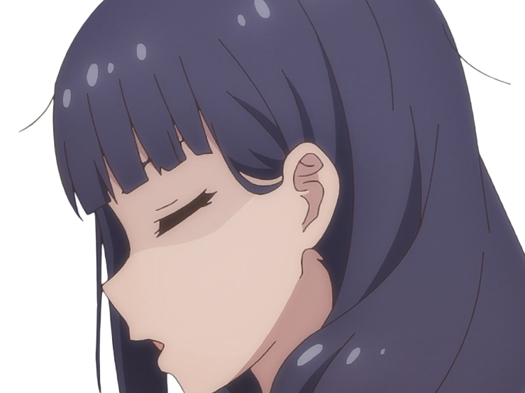 misuzu gundou tomo-chan est une fille anime manga waifu yeux violets cheveux mauves