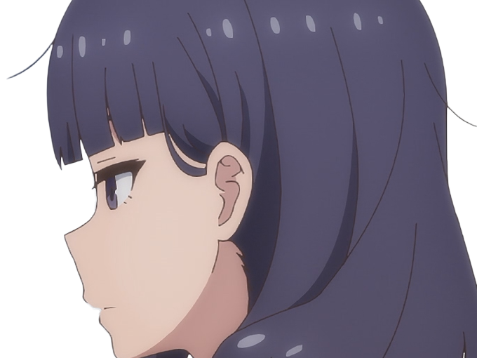 misuzu gundou tomo-chan est une fille anime manga waifu yeux violets cheveux mauves