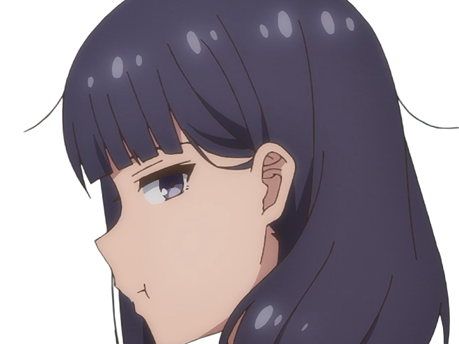 misuzu gundou tomo-chan est une fille anime manga waifu yeux violets cheveux mauves