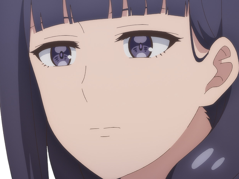 misuzu gundou tomo-chan est une fille anime manga waifu yeux violets cheveux mauves