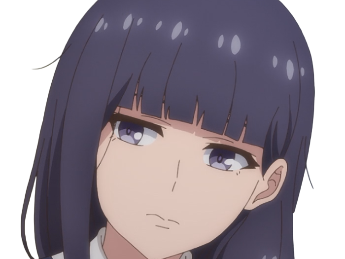 misuzu gundou tomo-chan est une fille anime manga waifu yeux violets cheveux mauves