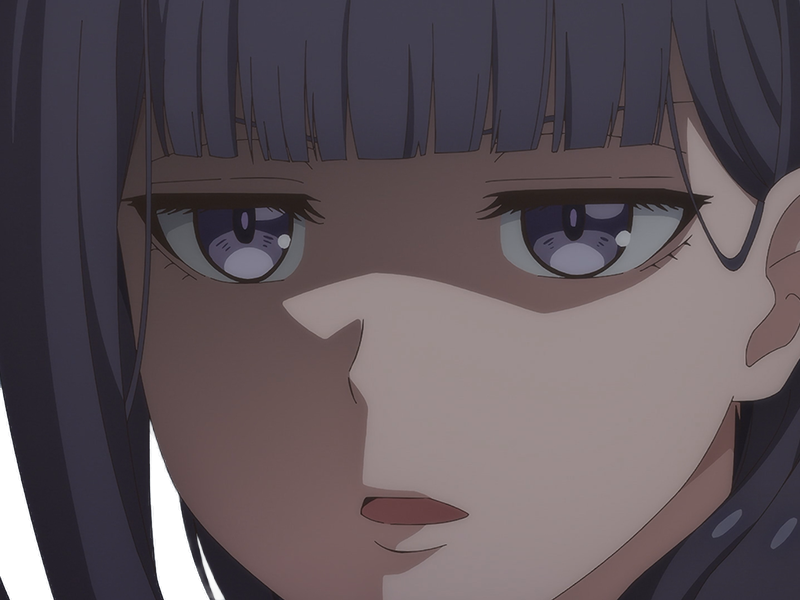 misuzu gundou tomo-chan est une fille anime manga waifu yeux violets cheveux mauves