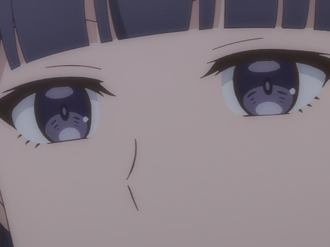 misuzu gundou tomo-chan est une fille anime manga waifu yeux violets cheveux mauves