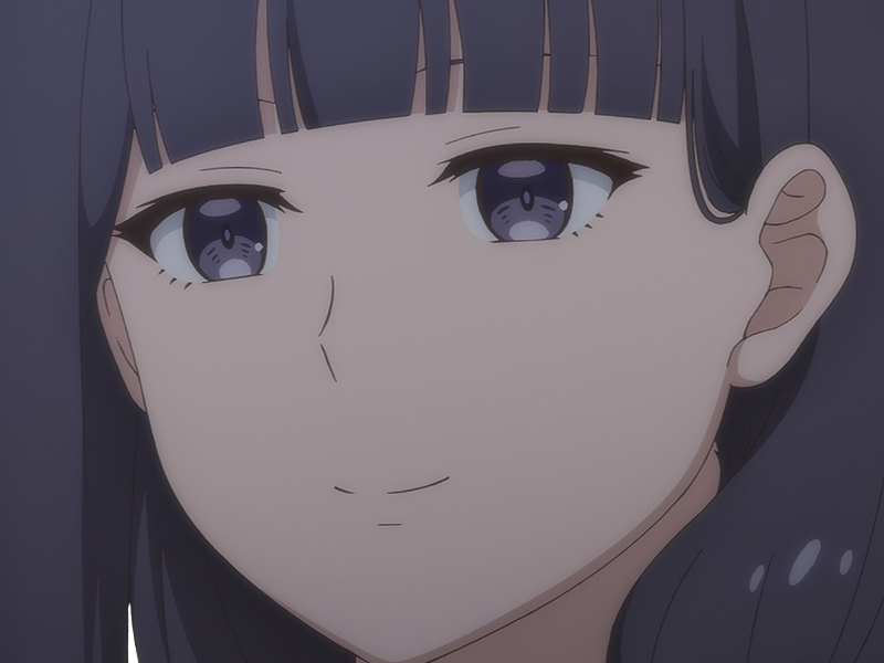 misuzu gundou tomo-chan est une fille anime manga waifu yeux violets cheveux mauves