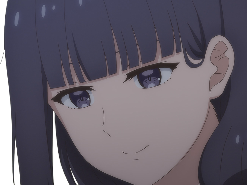 misuzu gundou tomo-chan est une fille anime manga waifu yeux violets cheveux mauves