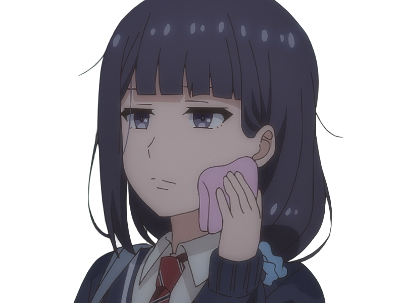 misuzu gundou tomo-chan est une fille anime manga waifu yeux violets cheveux mauves