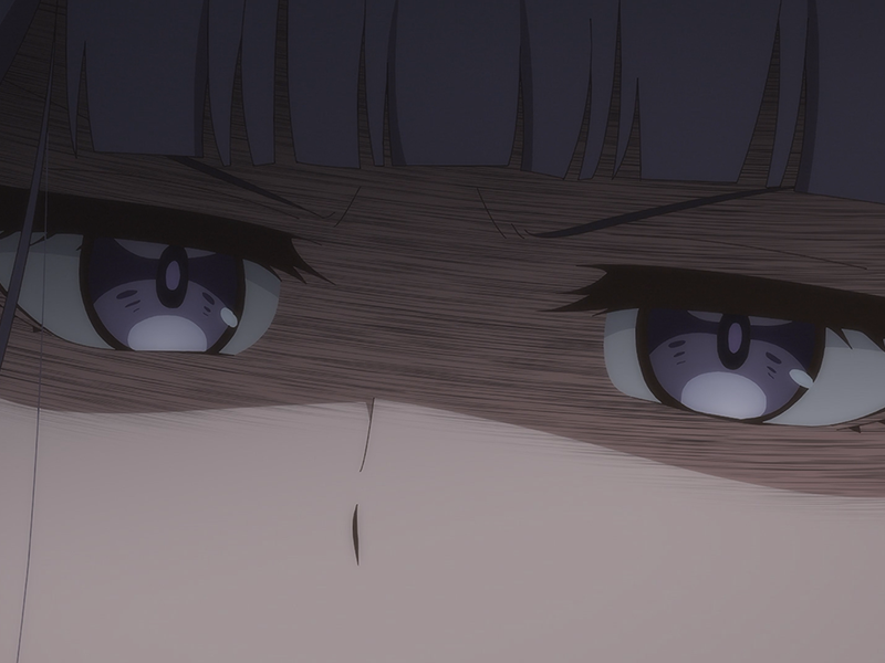 misuzu gundou tomo-chan est une fille anime manga waifu yeux violets cheveux mauves