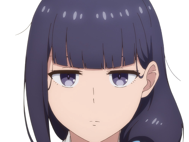 misuzu gundou tomo-chan est une fille anime manga waifu yeux violets cheveux mauves