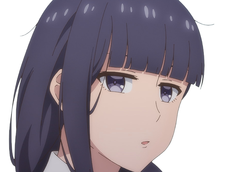 misuzu gundou tomo-chan est une fille anime manga waifu yeux violets cheveux mauves