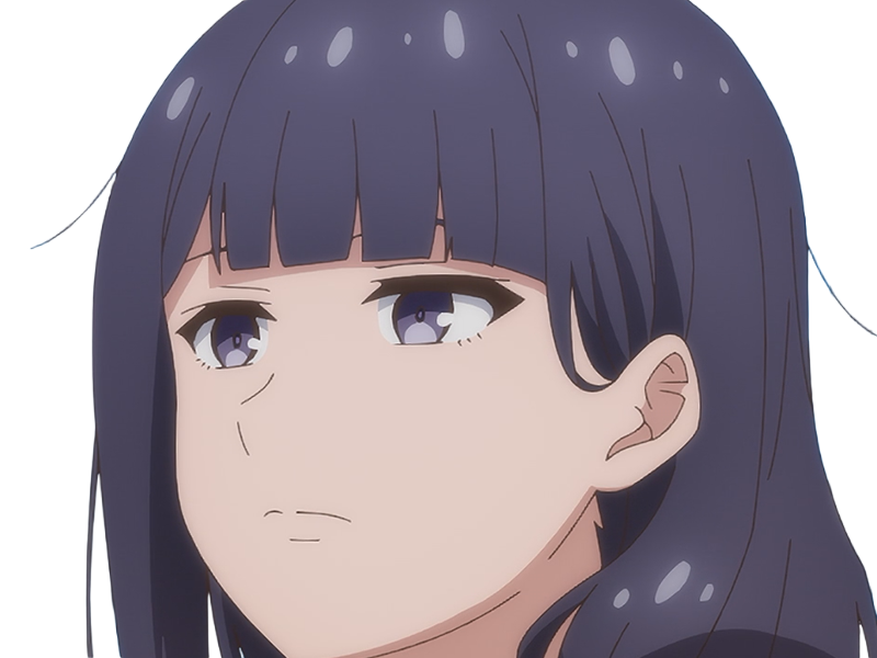 misuzu gundou tomo-chan est une fille anime manga waifu yeux violets cheveux mauves