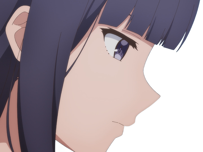 misuzu gundou tomo-chan est une fille anime manga waifu yeux violets cheveux mauves