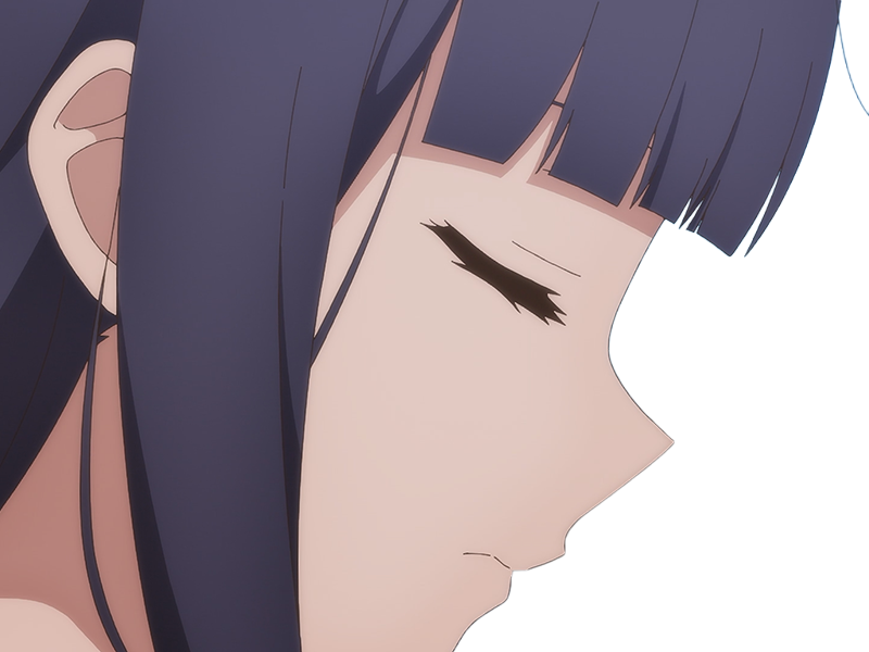 misuzu gundou tomo-chan est une fille anime manga waifu yeux violets cheveux mauves