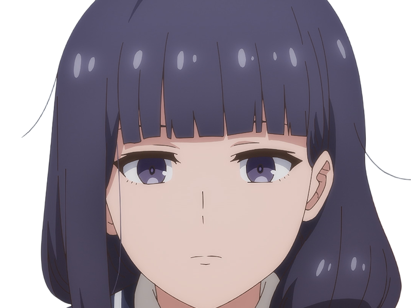 misuzu gundou tomo-chan est une fille anime manga waifu yeux violets cheveux mauves