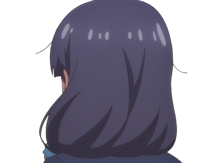 Sticker misuzu gundou tomo chan est une fille anime manga waifu yeux violets cheveux mauves par Dark-63