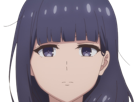 misuzu gundou tomo chan est une fille anime manga waifu yeux violets cheveux mauves
