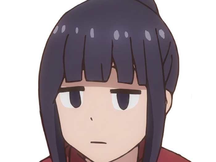 Sticker misuzu gundou tomo chan est une fille anime manga waifu yeux violets cheveux mauves par Dark-63