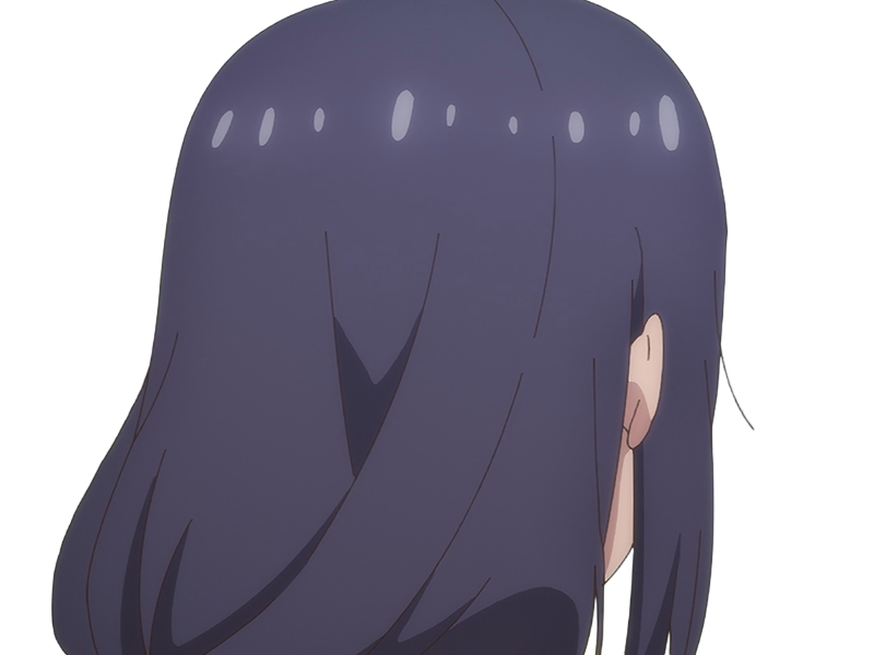 Sticker misuzu gundou tomo chan est une fille anime manga waifu yeux violets cheveux mauves par Dark-63