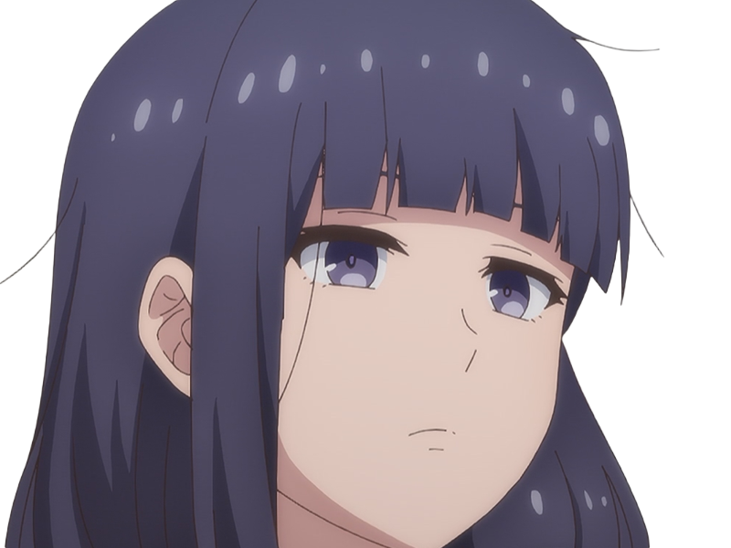 Sticker misuzu gundou tomo chan est une fille anime manga waifu yeux violets cheveux mauves par Dark-63