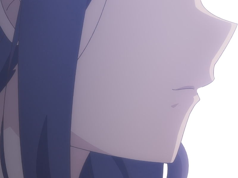 Sticker misuzu gundou tomo chan est une fille anime manga waifu yeux violets cheveux mauves par Dark-63