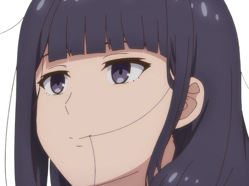 misuzu gundou tomo-chan est une fille anime manga waifu yeux violets cheveux mauves