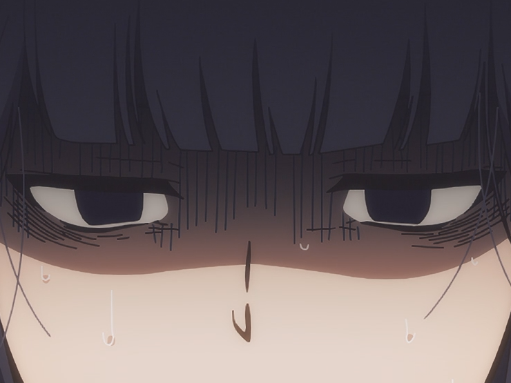 Sticker misuzu gundou tomo chan est une fille anime manga waifu yeux violets cheveux mauves par Dark-63