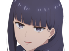 misuzu gundou tomo chan est une fille anime manga waifu yeux violets cheveux mauves
