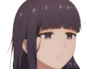 misuzu gundou tomo chan est une fille anime manga waifu yeux violets cheveux mauves