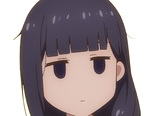 Sticker misuzu gundou tomo chan est une fille anime manga waifu yeux violets cheveux mauves par Dark-63