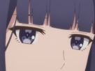 misuzu gundou tomo chan est une fille anime manga waifu yeux violets cheveux mauves