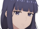 misuzu gundou tomo chan est une fille anime manga waifu yeux violets cheveux mauves