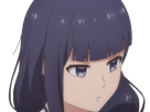 misuzu gundou tomo chan est une fille anime manga waifu yeux violets cheveux mauves