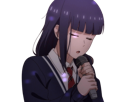 misuzu gundou tomo chan est une fille anime manga waifu yeux violets cheveux mauves