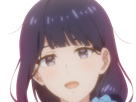 misuzu gundou tomo chan est une fille anime manga waifu yeux violets cheveux mauves