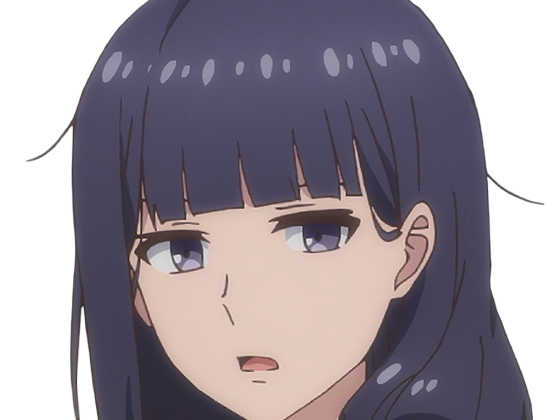 Sticker misuzu gundou tomo chan est une fille anime manga waifu yeux violets cheveux mauves par Dark-63