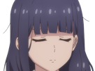 misuzu gundou tomo chan est une fille anime manga waifu yeux violets cheveux mauves