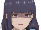 misuzu gundou tomo chan est une fille anime manga waifu yeux violets cheveux mauves
