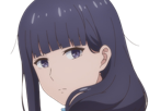 misuzu gundou tomo chan est une fille anime manga waifu yeux violets cheveux mauves
