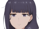 misuzu gundou tomo chan est une fille anime manga waifu yeux violets cheveux mauves