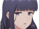 misuzu gundou tomo chan est une fille anime manga waifu yeux violets cheveux mauves