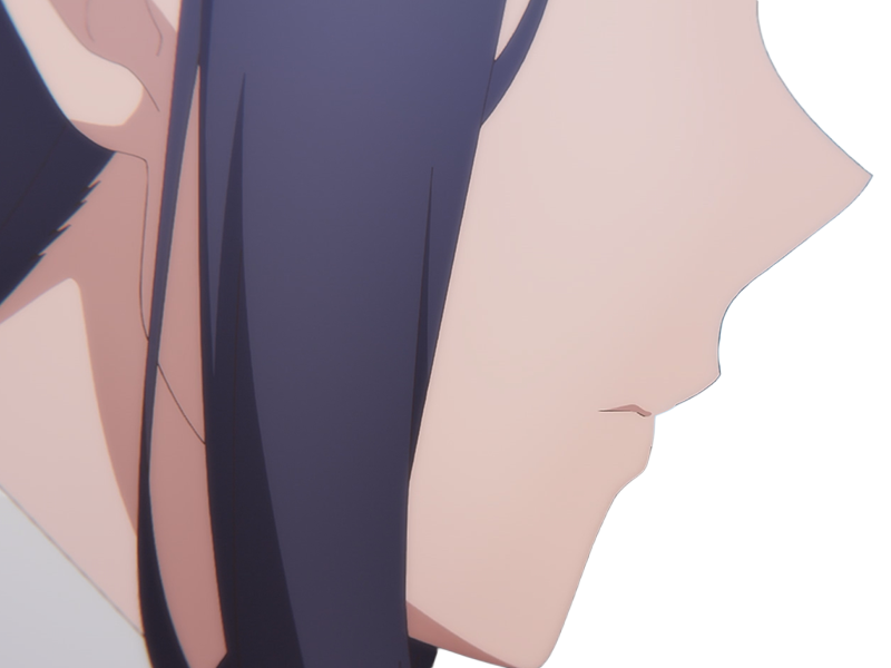 Sticker misuzu gundou tomo chan est une fille anime manga waifu yeux violets cheveux mauves par Dark-63