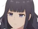 misuzu gundou tomo chan est une fille anime manga waifu yeux violets cheveux mauves