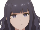 misuzu gundou tomo chan est une fille anime manga waifu yeux violets cheveux mauves