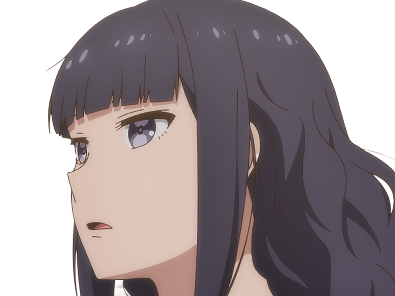 Sticker misuzu gundou tomo chan est une fille anime manga waifu yeux violets cheveux mauves par Dark-63