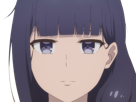 misuzu gundou tomo chan est une fille anime manga waifu yeux violets cheveux mauves