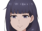 misuzu gundou tomo chan est une fille anime manga waifu yeux violets cheveux mauves